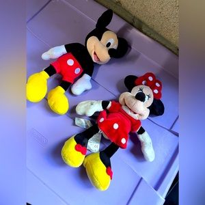 Disney Minnie & Mickey Mouse plush decor